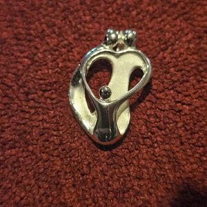 Carolyn Pollack Parents & 1 Child Family Sterling Silver Pendant Necklace